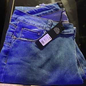 Medium blue ripped skinny Jeans